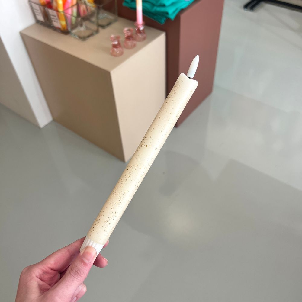 Led kaars - Spark Wit