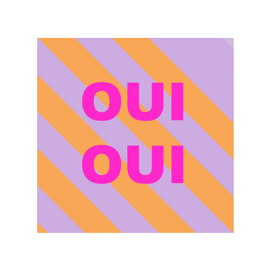 Forex Tegeltje - Oui Oui 20cm