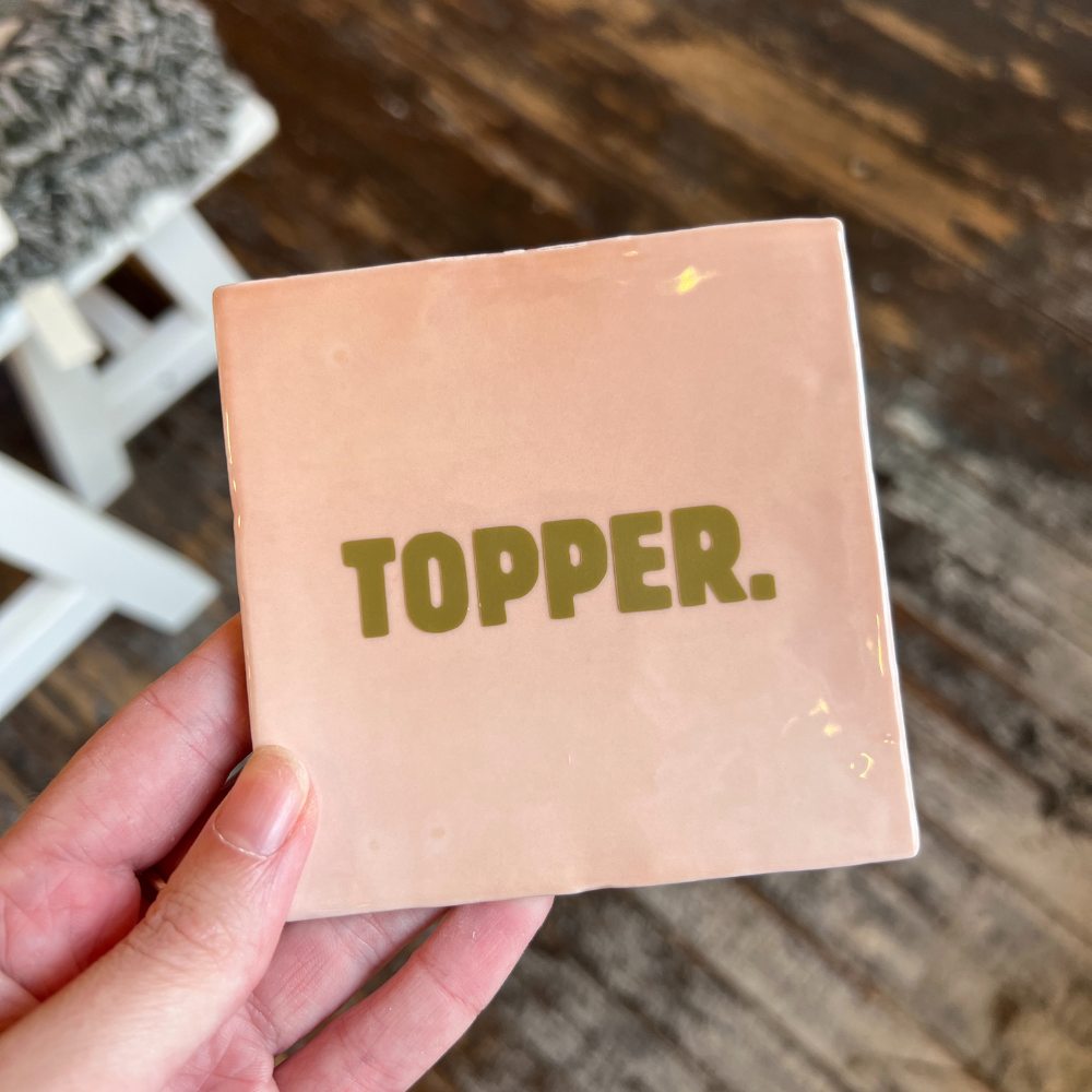 Tegeltje - Topper