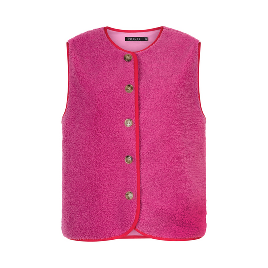 Ydence | Gilet Puck | Fuchsia purple