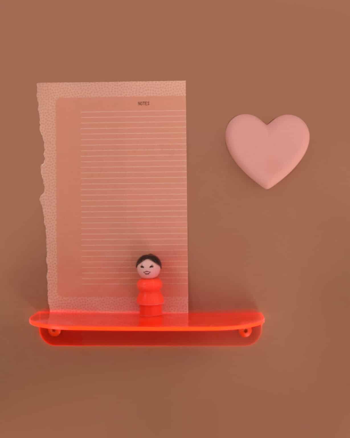 Studio Harm & Elke - Little Heart - Coral Red