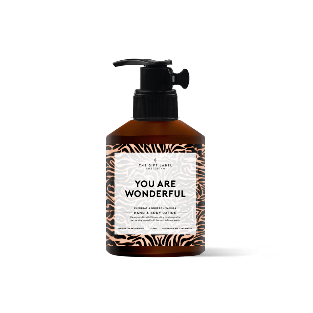 The Gift Label - Hand en Body Lotion - You Are Wonderful