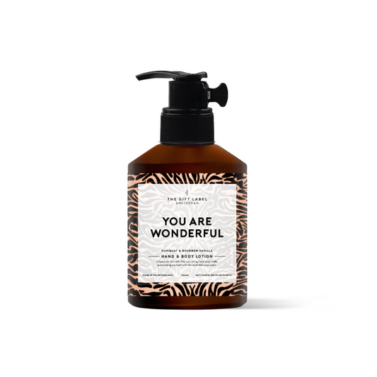 The Gift Label - Hand en Body Lotion - You Are Wonderful