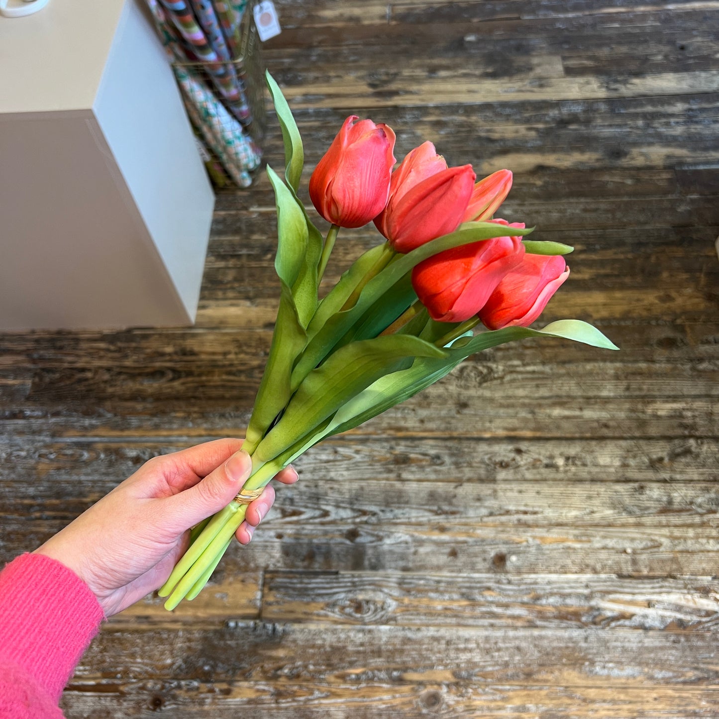 Bosje Tulpen Kort - Fuchsia