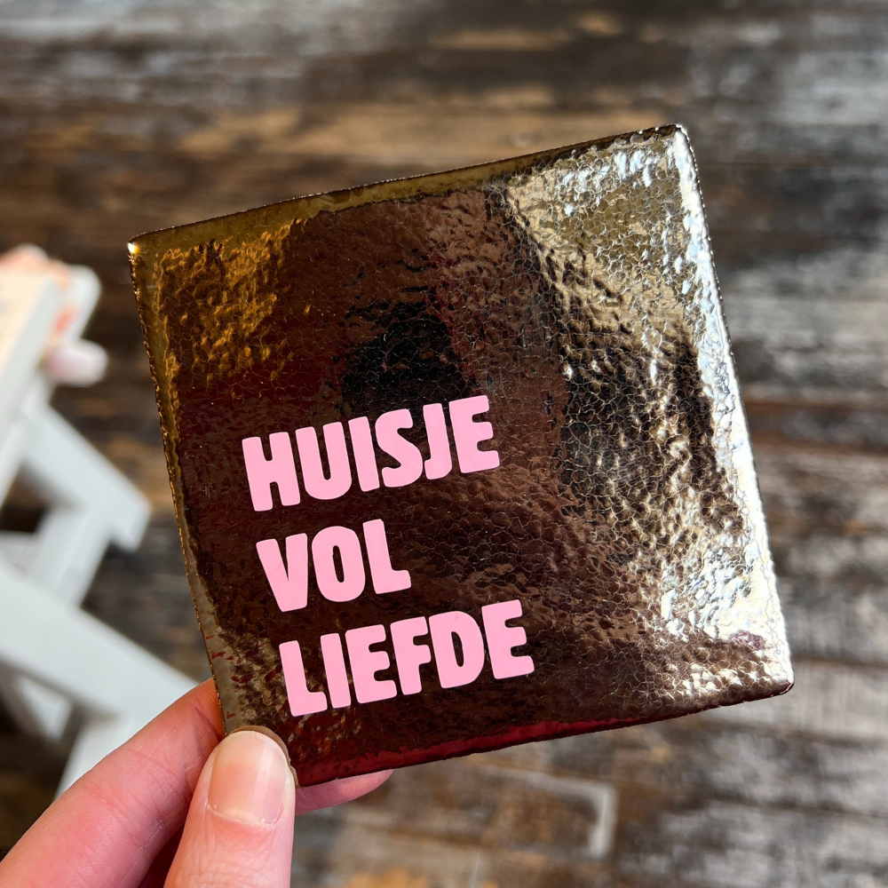 Tegeltje - Huisje Vol Liefde
