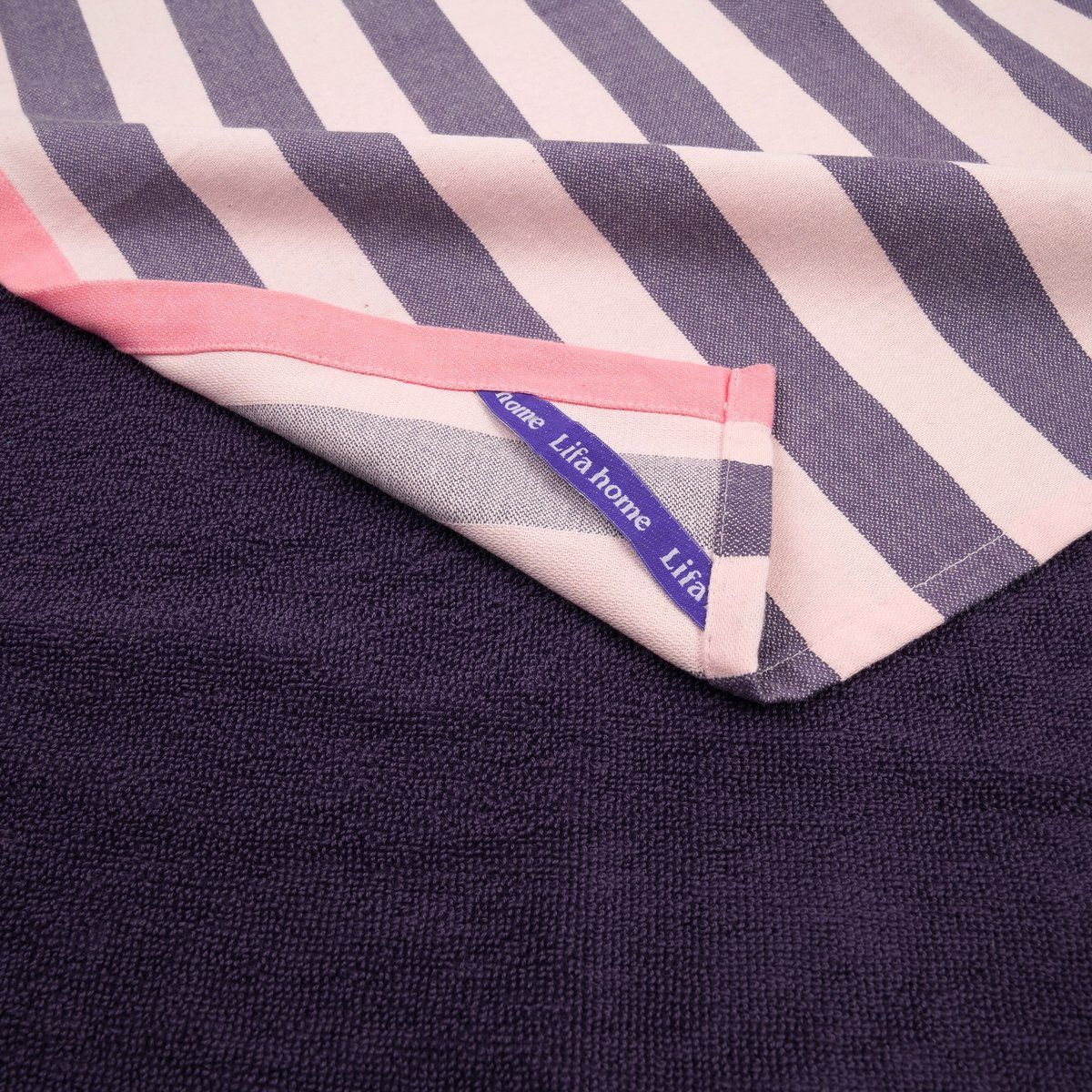 Lifa Home - Theedoek en Handdoek set - Velvet dusk