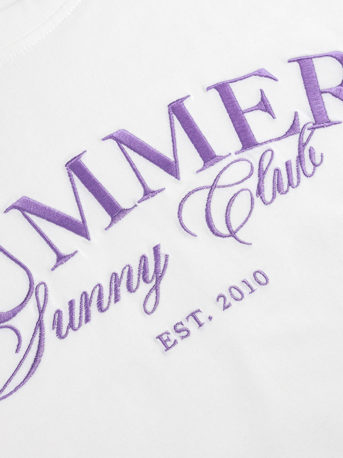 Ydence | T-shirt Summer Sunday club | Lilac