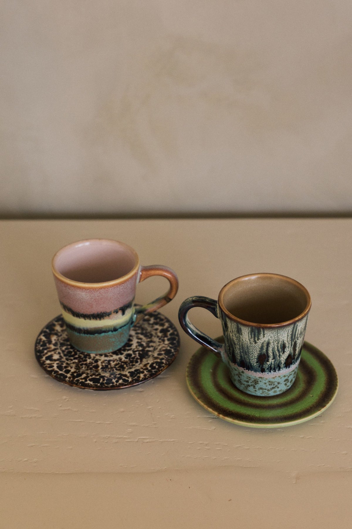 PRE-ORDER - HKLIVING - 70s ceramics: onderzetters set van 4 - Final Touch