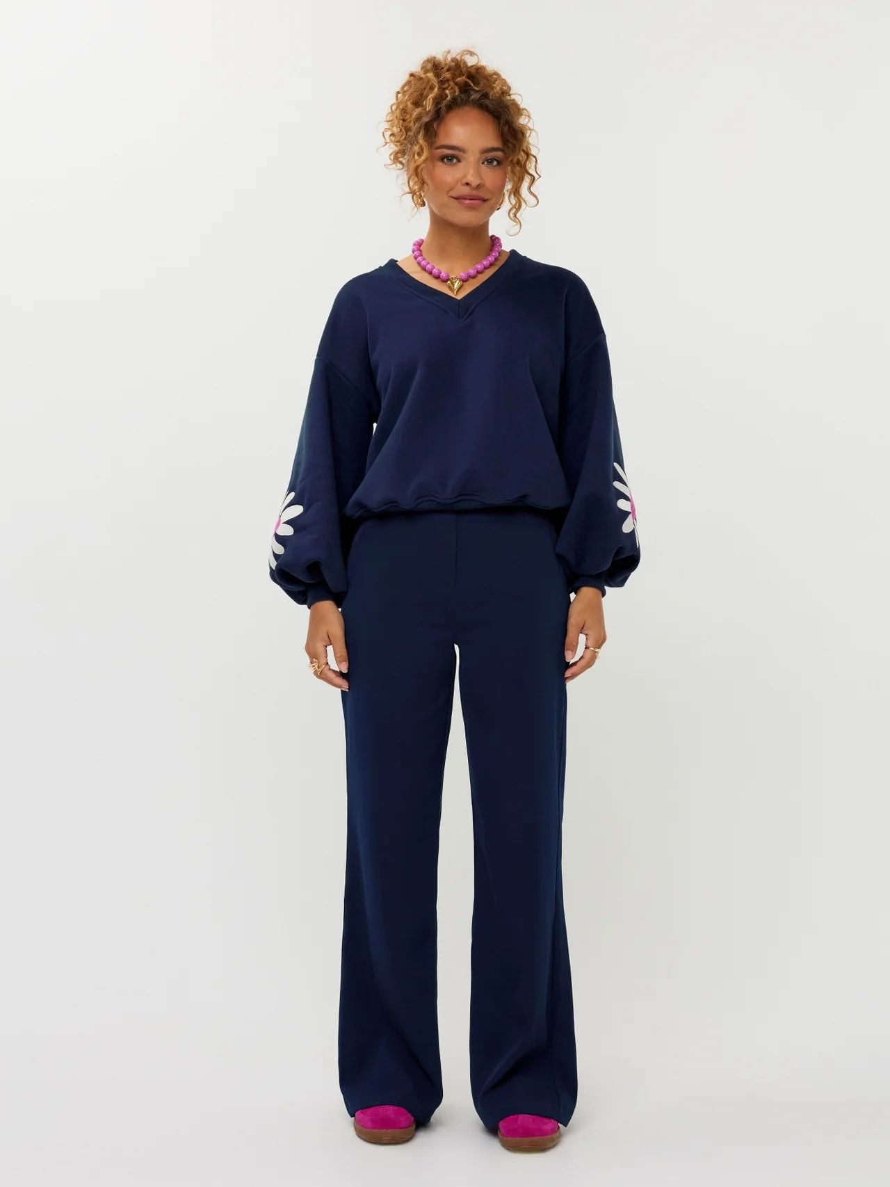 Ydence | Sweater Madelief | Navy