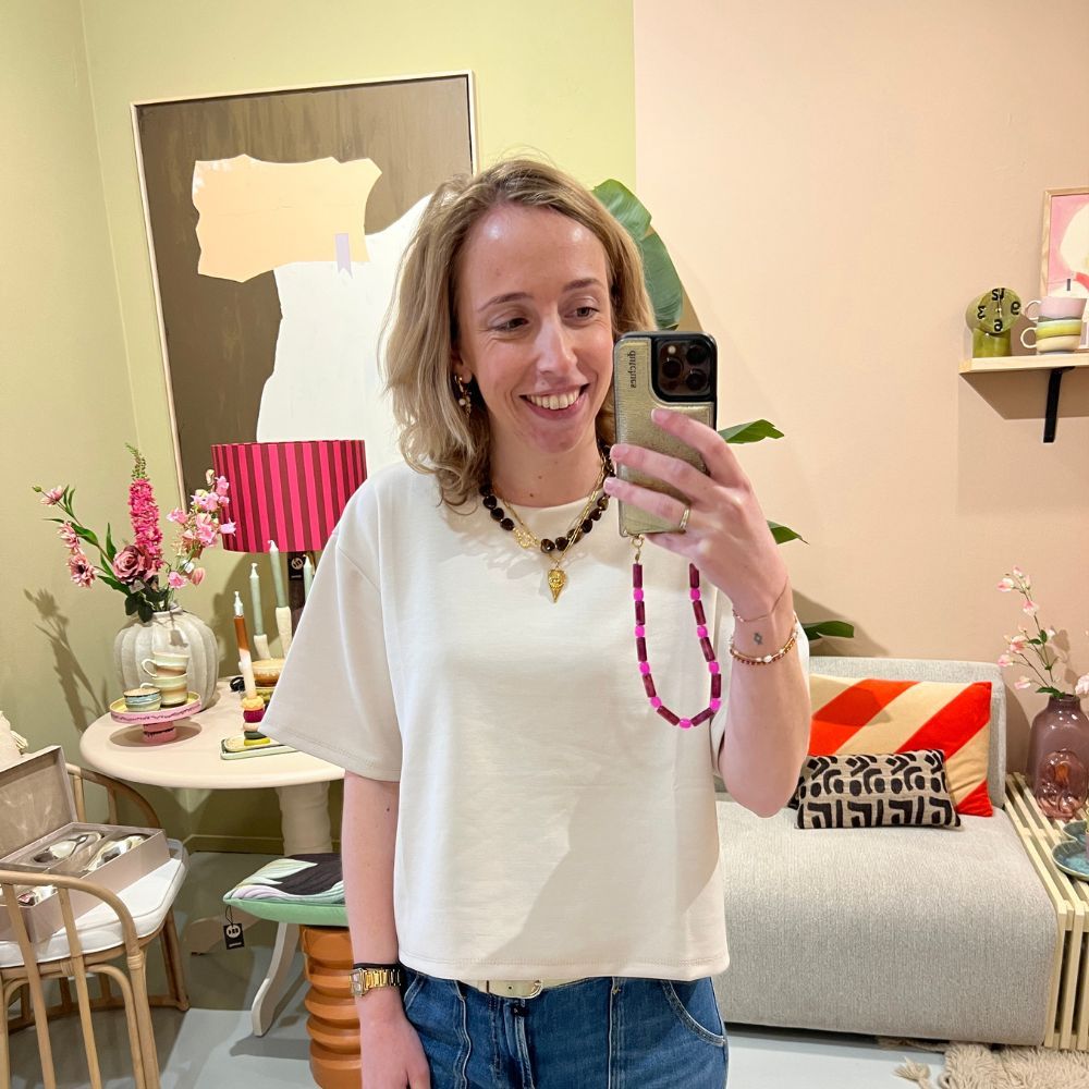 T-shirt Boxy - Beige