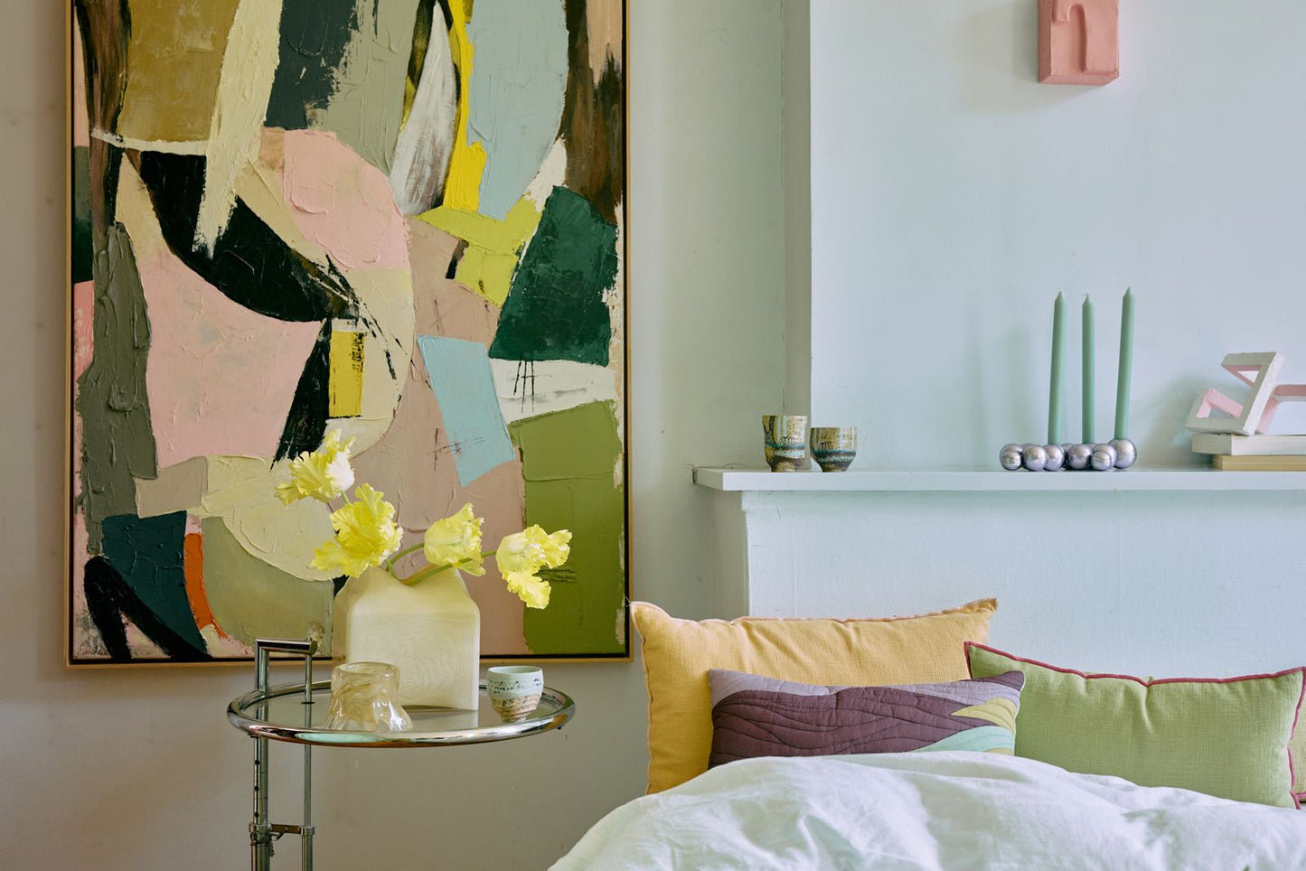 HKLIVING - Artist ceramics coffee mug - Scratched