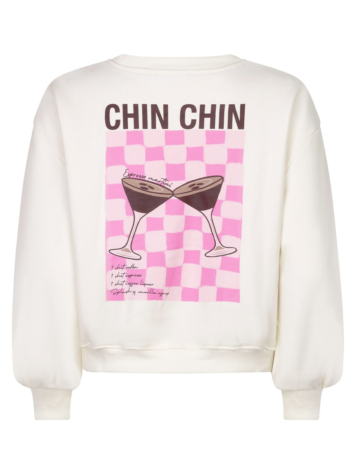 Ydence | Sweater Cheers babe | Ecru