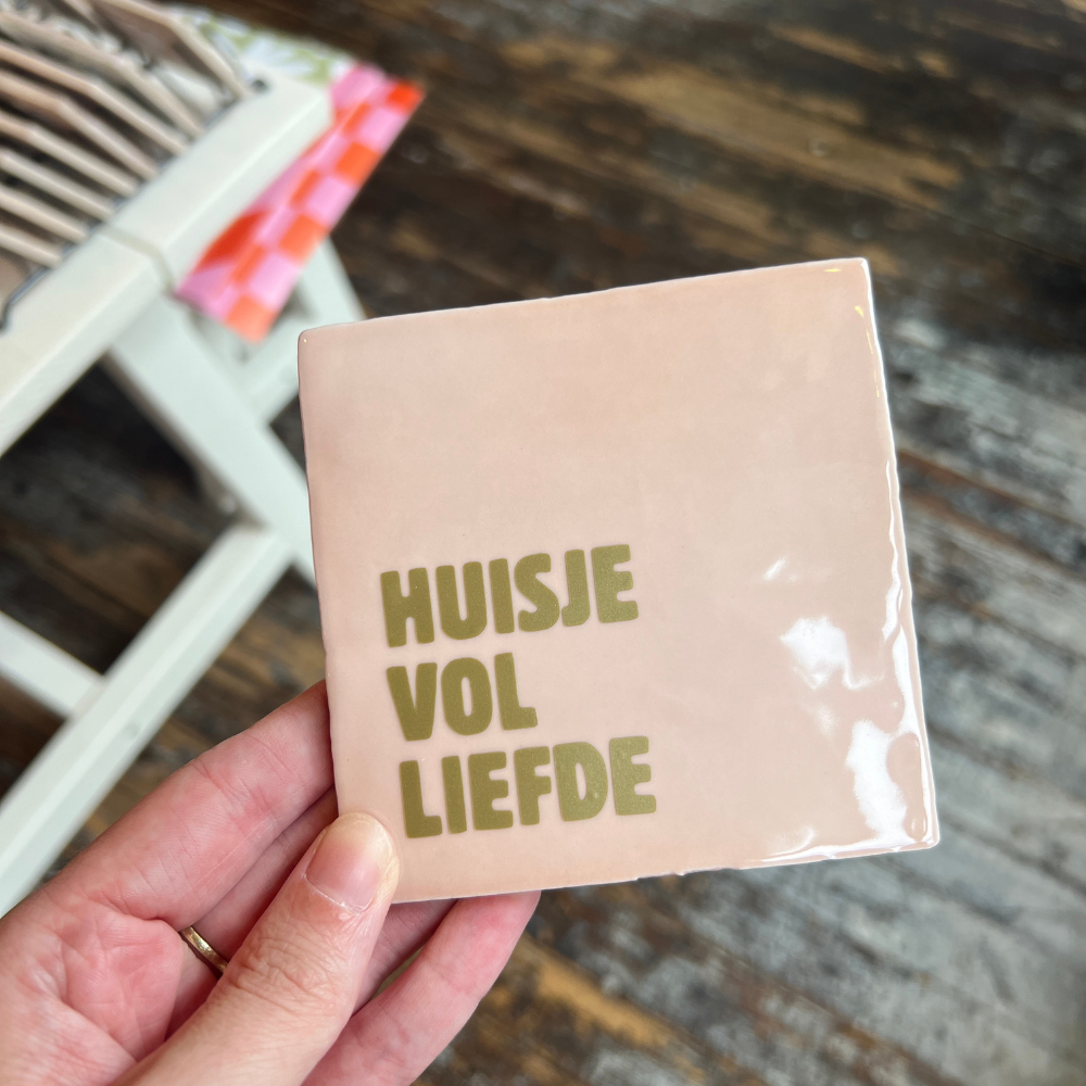 Tegeltje - Huisje Vol Liefde
