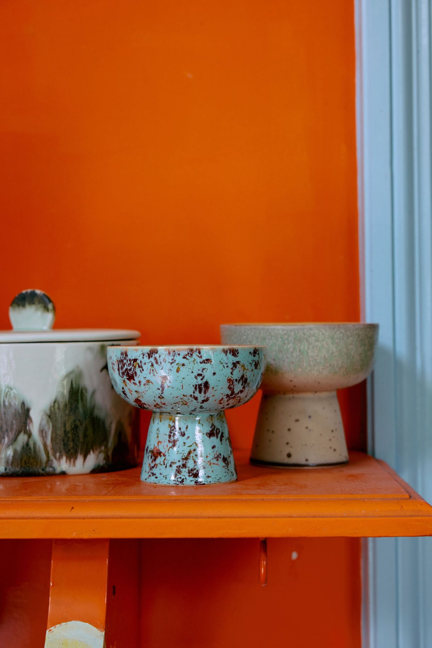 HKLIVING - 70s Tapas bowl on base - Patina