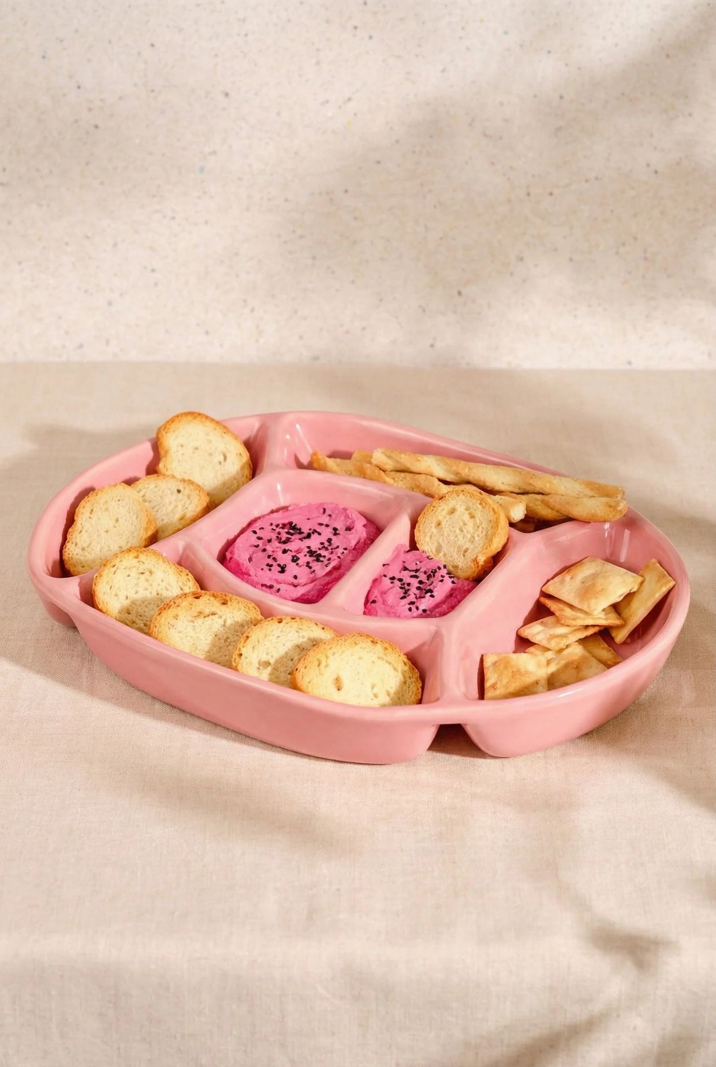 Nine Kitchenware - Snackschotel Roze Iris