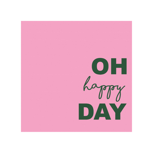 Forex Tegeltje - Oh Happy Day 20cm