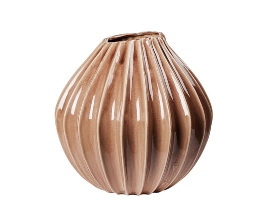 Broste Copenhagen - Wide Vaas Fawn 25cm
