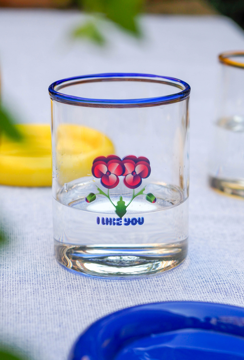 The Gift Label - Drinkglas - I Like You