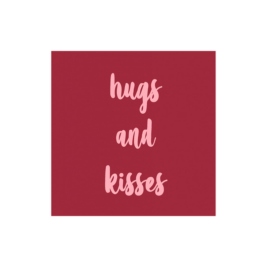 Forex Tegeltje - Hugs and kisses 10cm