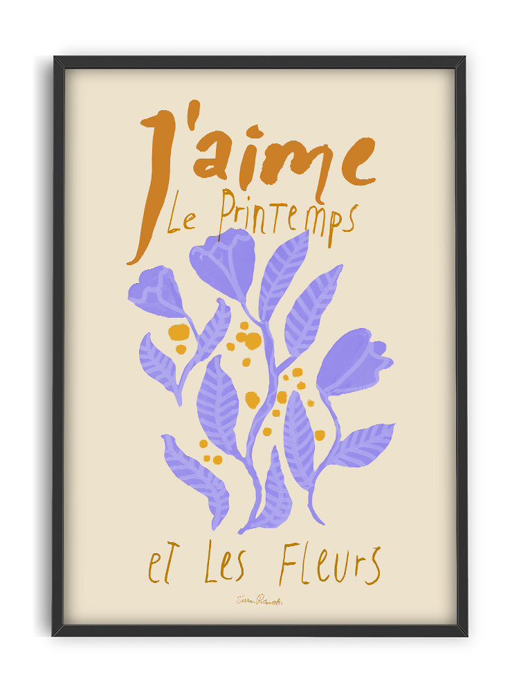 Poster - J'aime 30x40cm