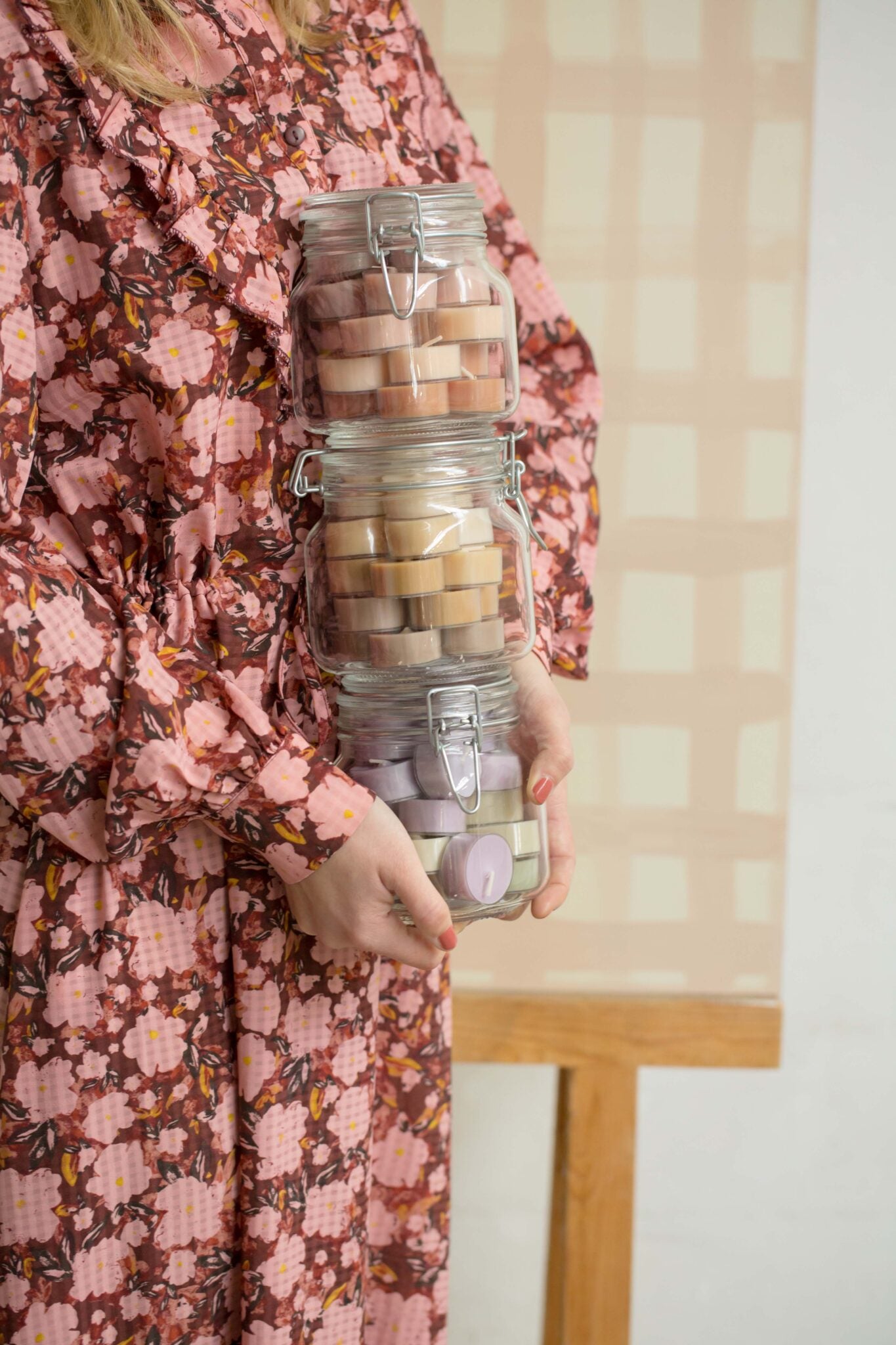 Rustik Lys - Weckpot - theelichtjes cafe latte