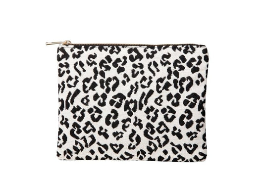 Etui - Leopard Black/White