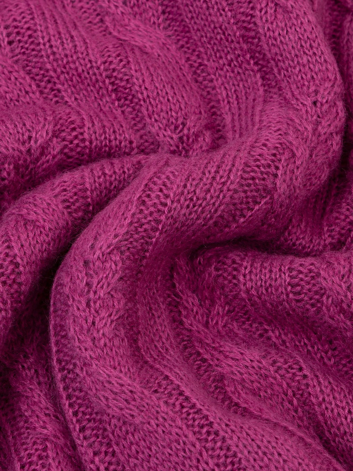 Ydence | Knitted top Colette | Pink purple