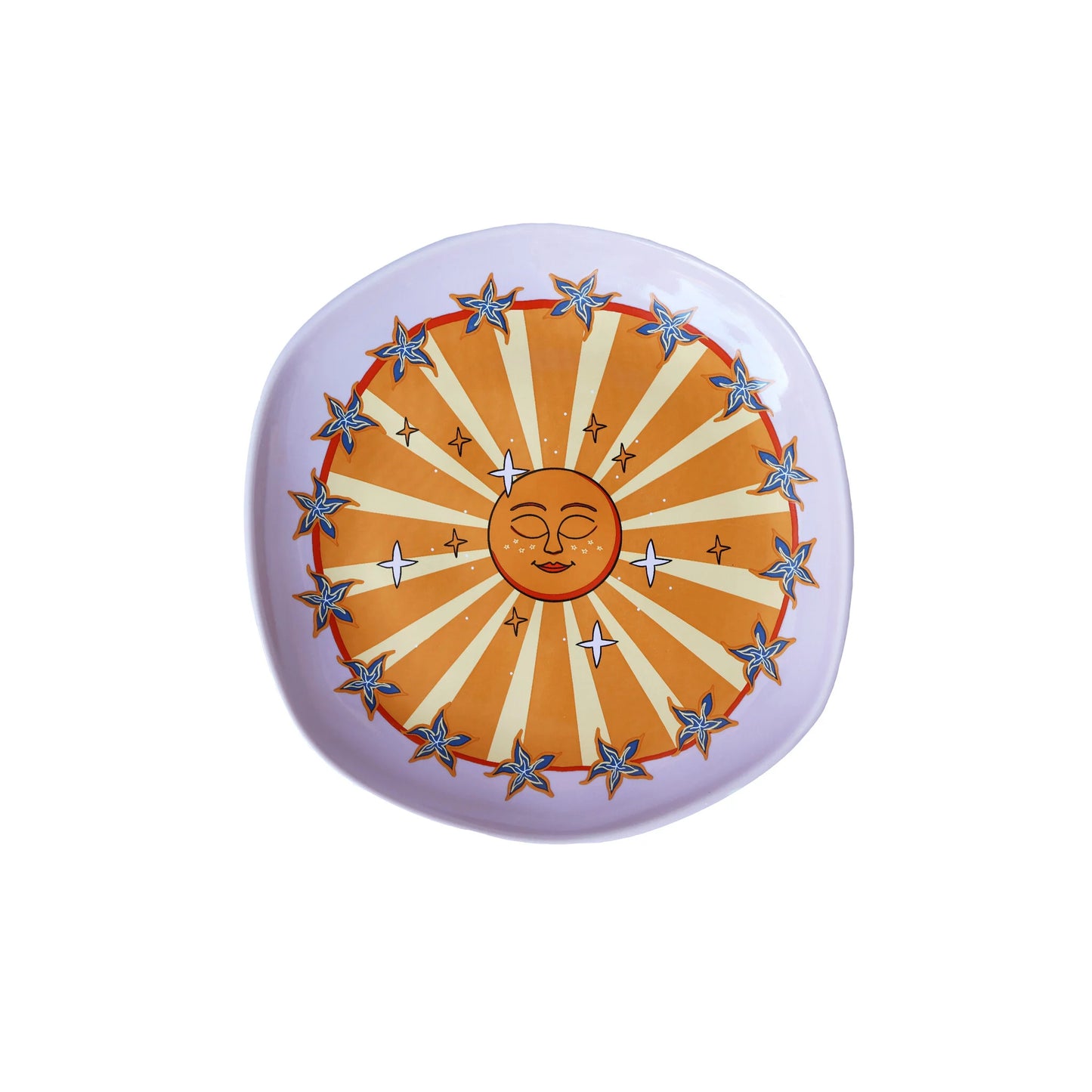 All The Luck In The World - Serveerbord Lila Zon Met Sterren