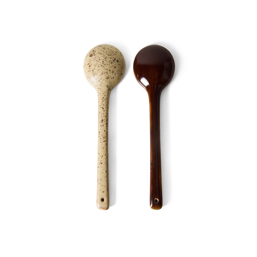 KLIVING - 70s serving spoons - Hills
