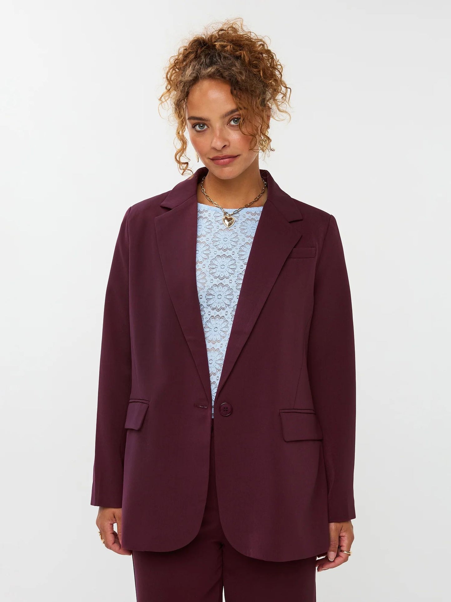 Ydence | Blazer Maisie | Burgundy