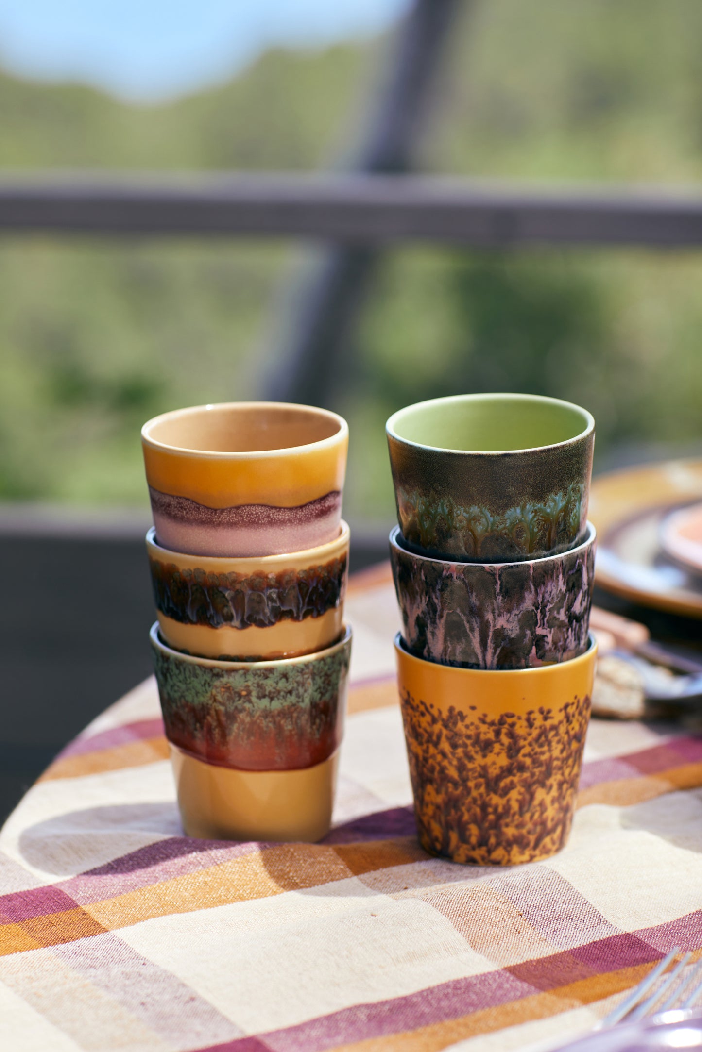 HKLIVING - 70s koffiemok - Sunset