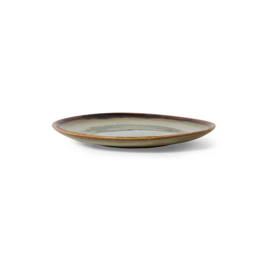 PRE ORDER - HKLIVING - 70s Dessert plate - Contrast