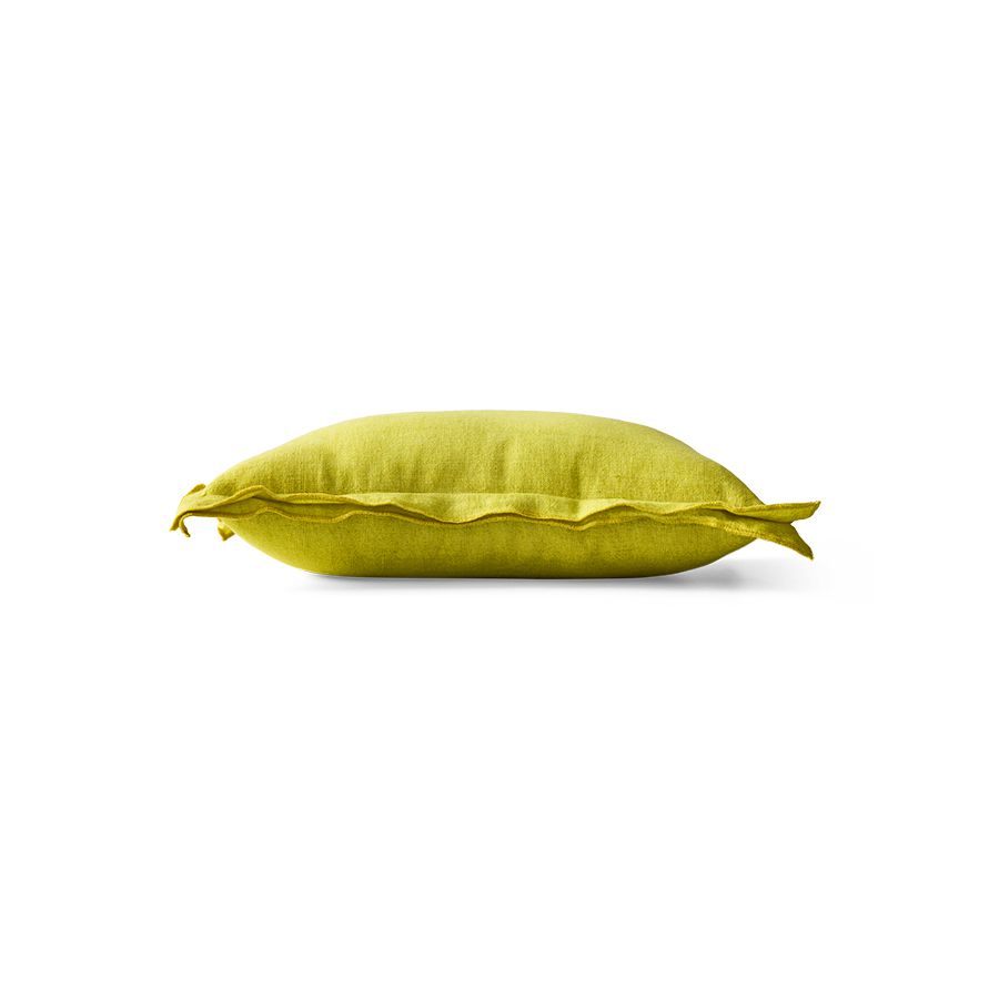 HKLIVING - Linen sierkussen - Lemongrass