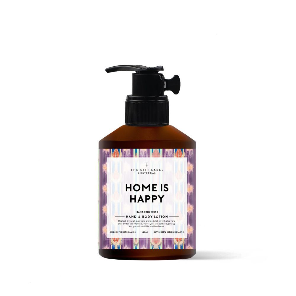 The Gift Label - Hand en Body Lotion - Home is happy