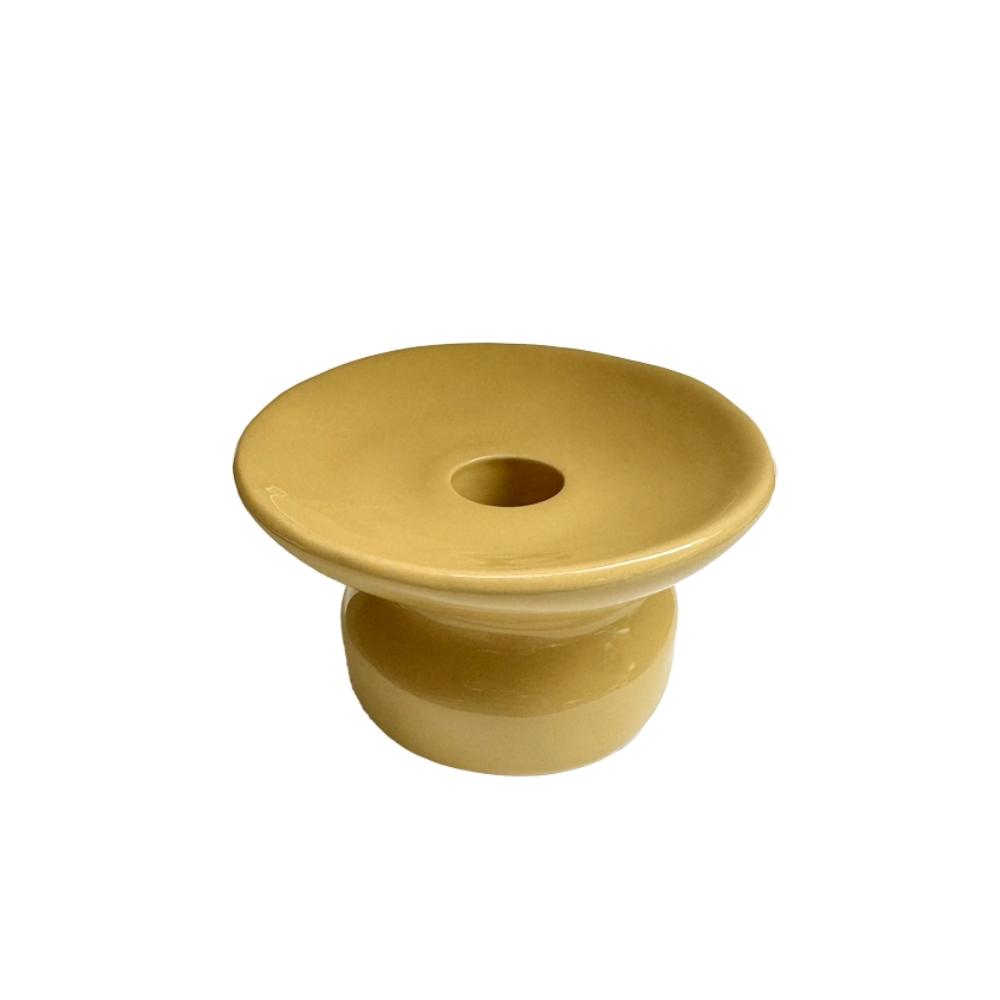 Rustik Lys - Kandelaar Rondo Yellow