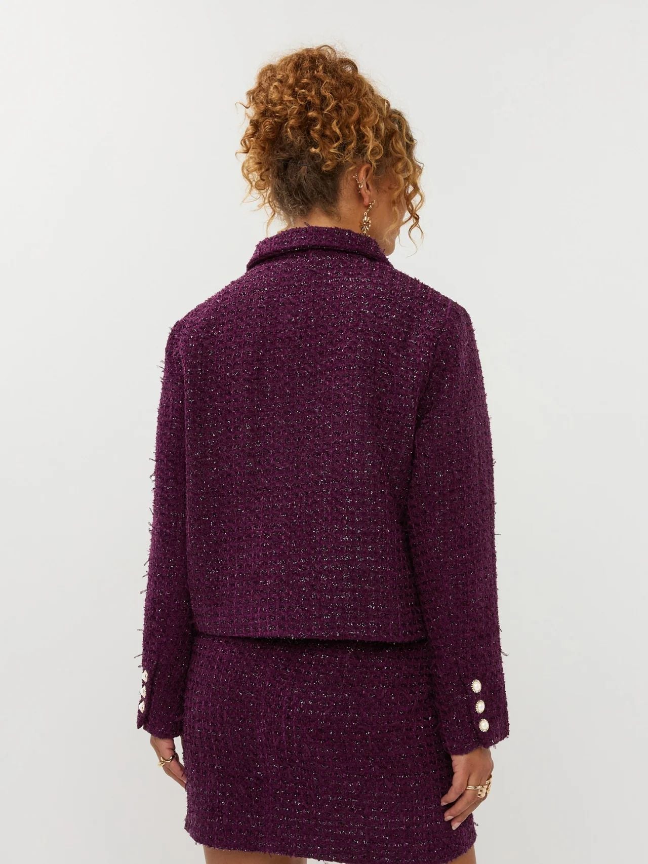 Ydence | Jacket Wiske | Aubergine