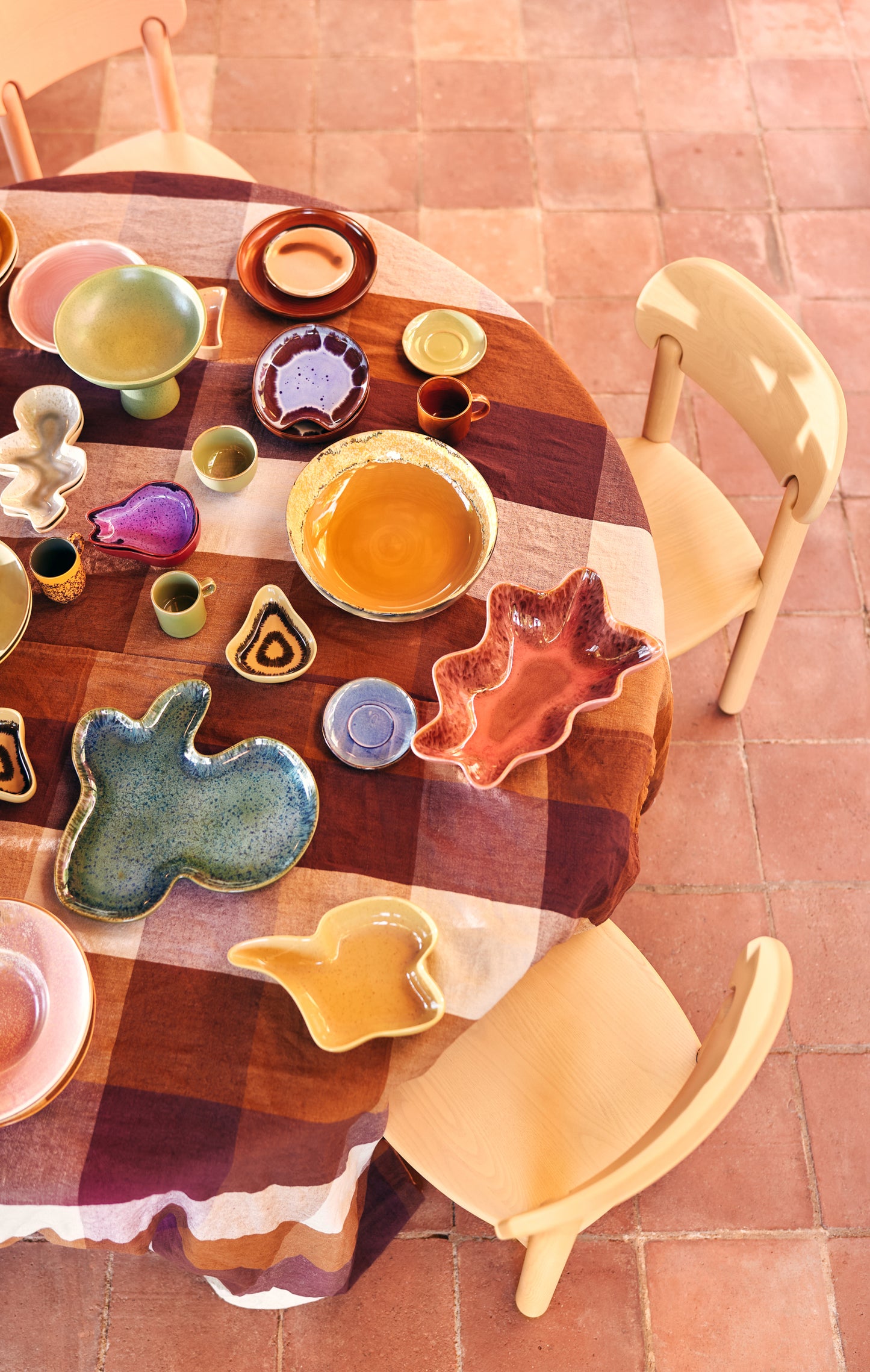 HKLIVING - Shell Serving Bowl - Coral