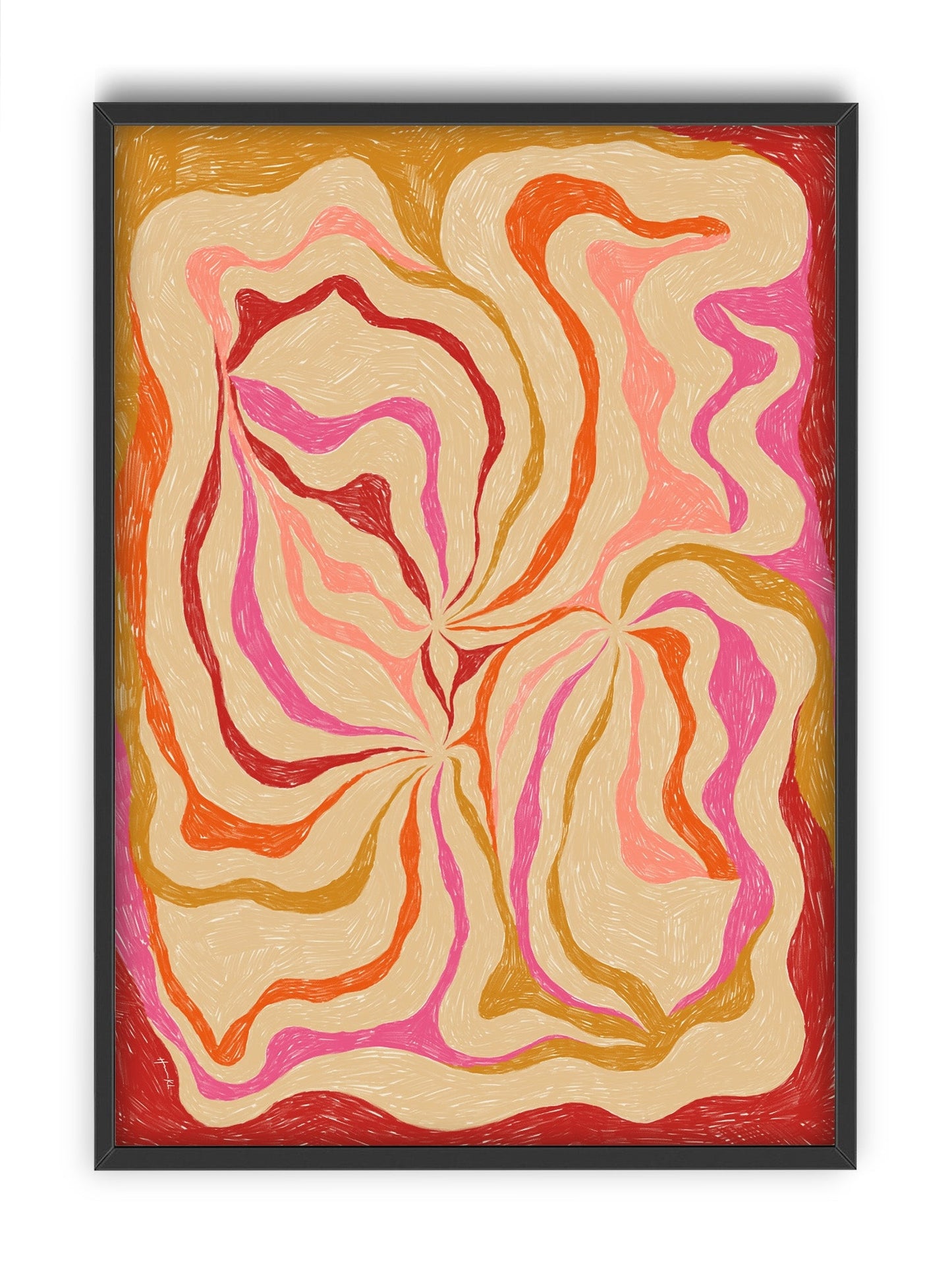 Poster - A Stream of Colors 50x70cm