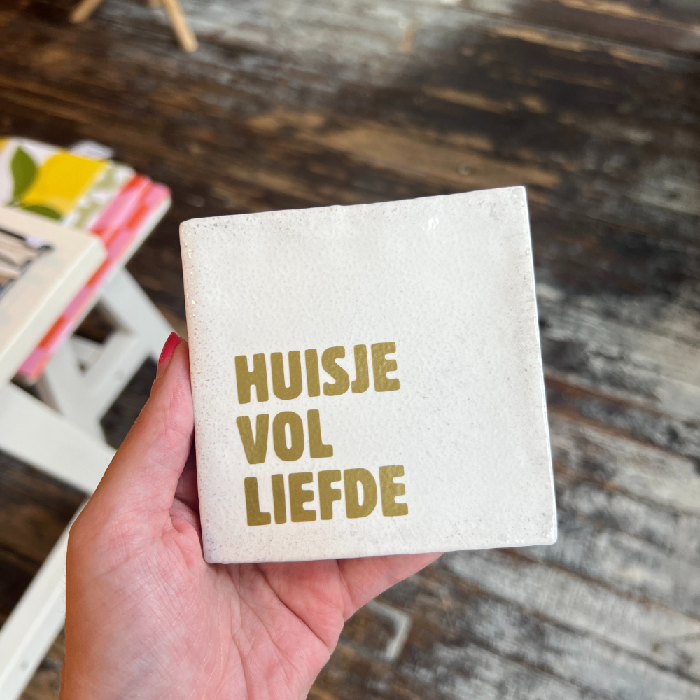 Tegeltje - Huisje Vol Liefde