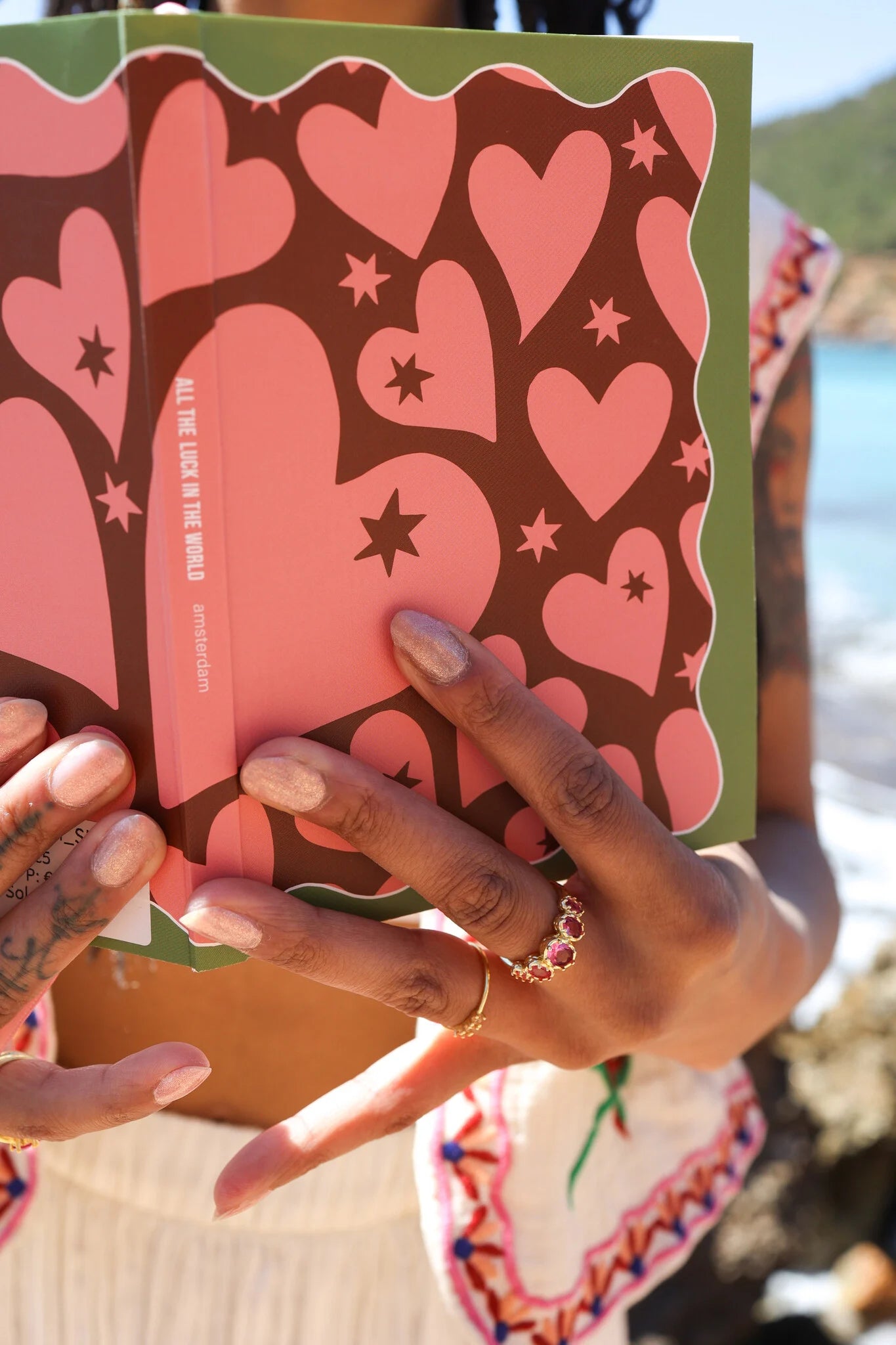 All The Luck In The World - Notitieboekje Hartjes