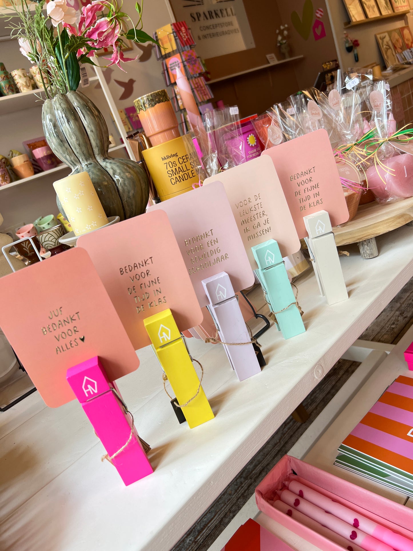 Housevitamin - Knijper - Neon Roze