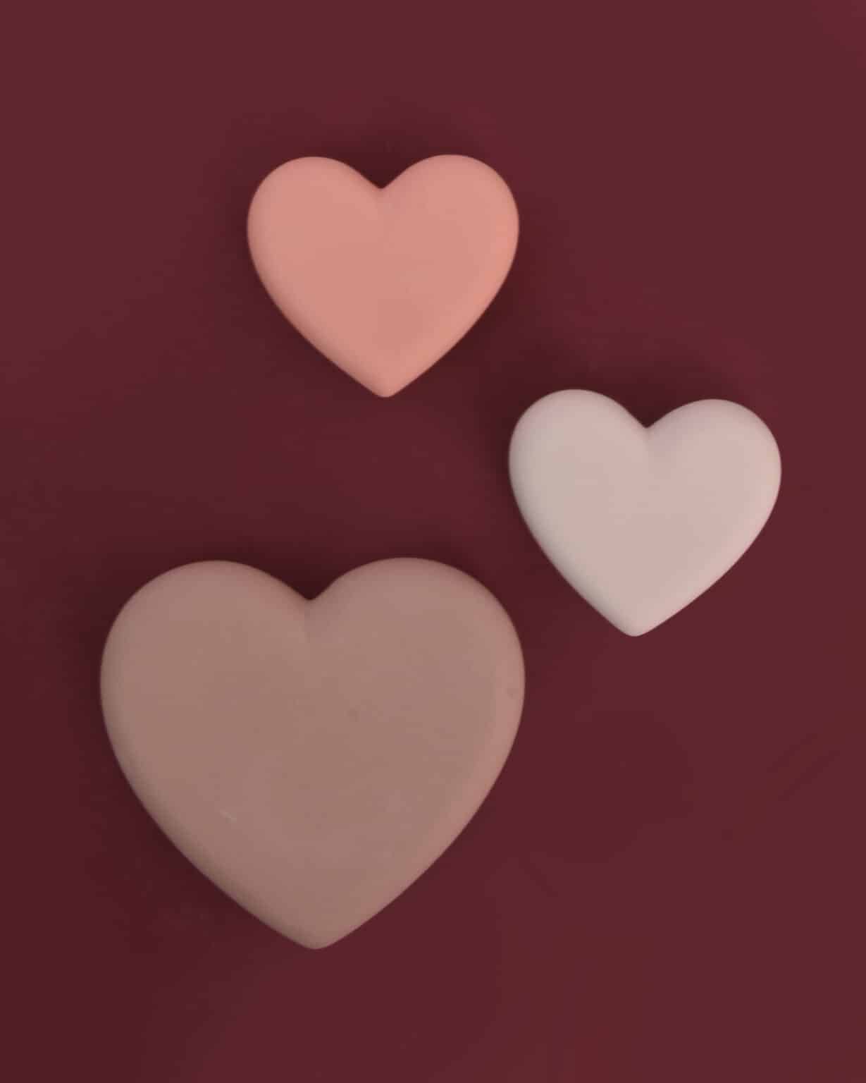 Studio Harm & Elke - Big Heart - Brown/Old Pink