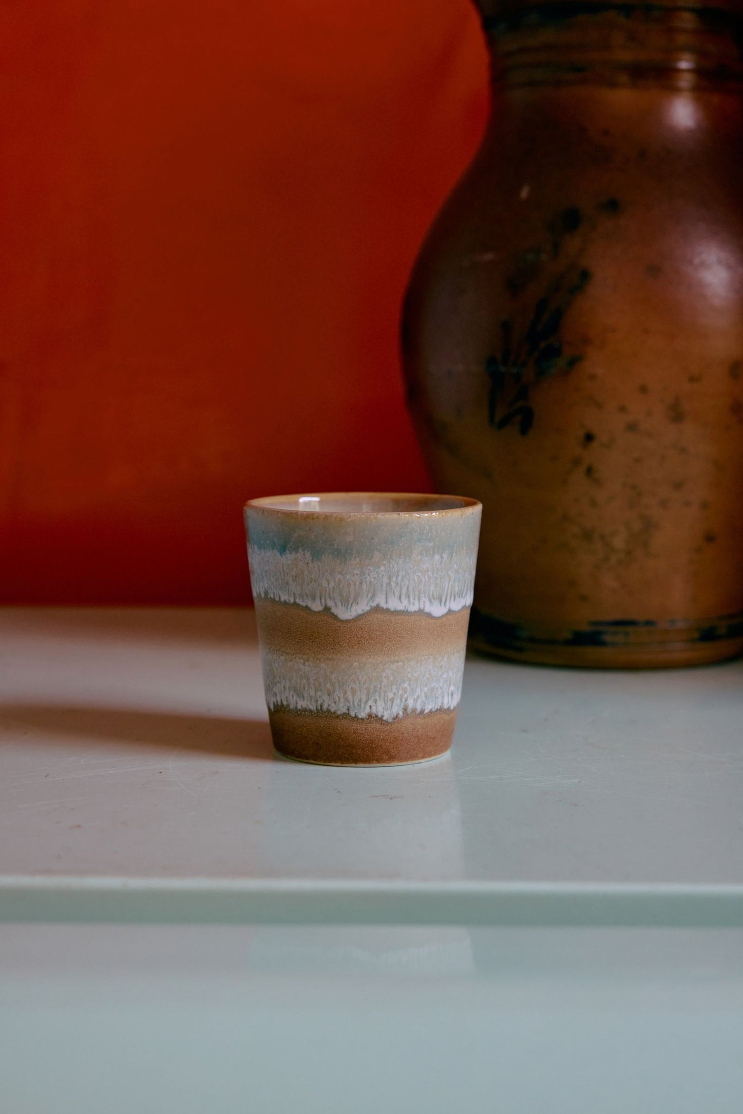 PRE ORDER - HKLIVING - 70s koffiemok - Skyline