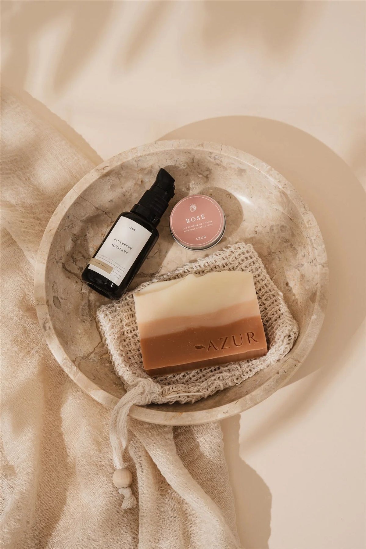 Azur Natural Bodycare - Natuurlijke lippenbalsem - Roze