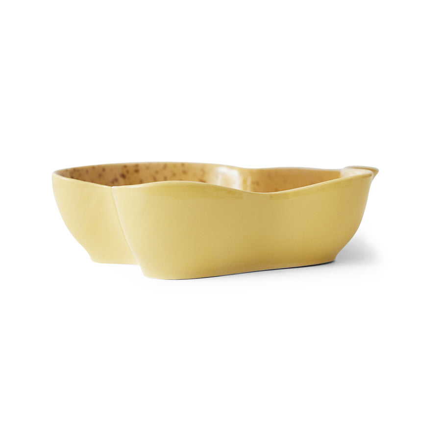 HKLIVING - Shell Serving Bowl - Vanilla