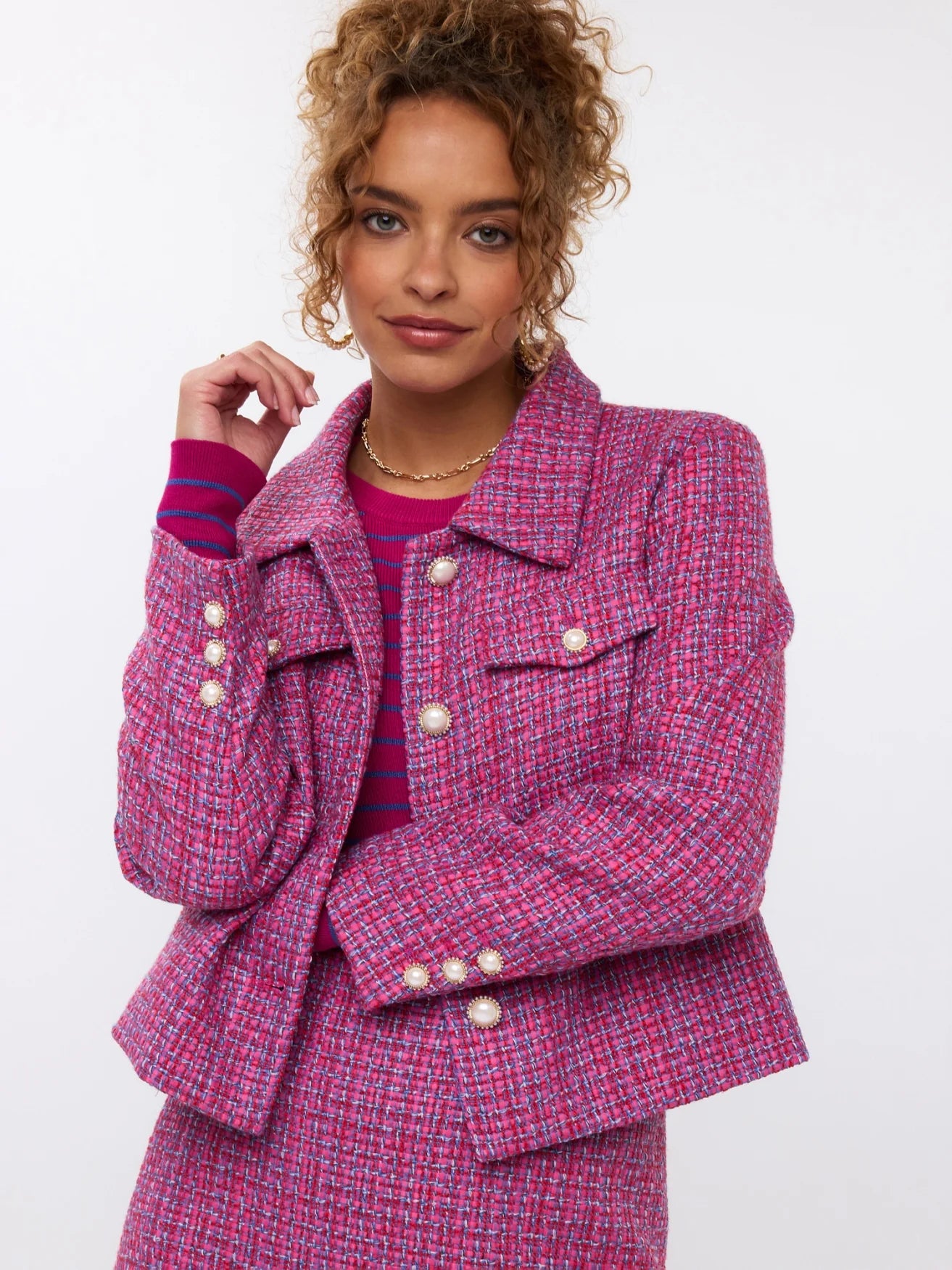 Ydence | Jacket Emmy | Pink/Blue