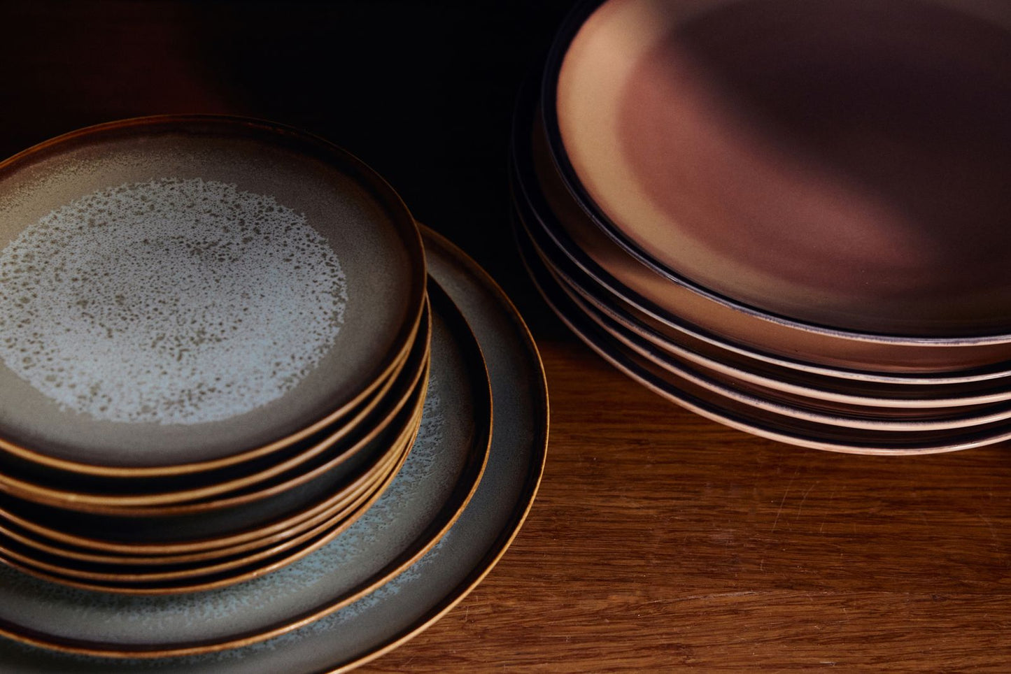 HKLIVING - 70s Side plates set van 2 - Contrast