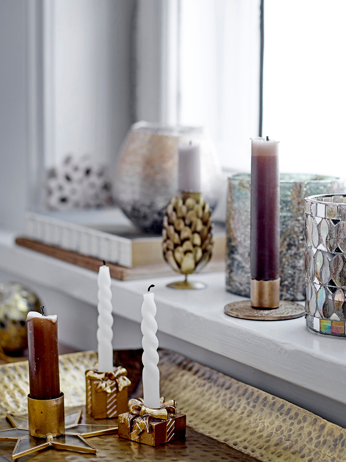 Bloomingville - Halia Kandelaars - Set van 3