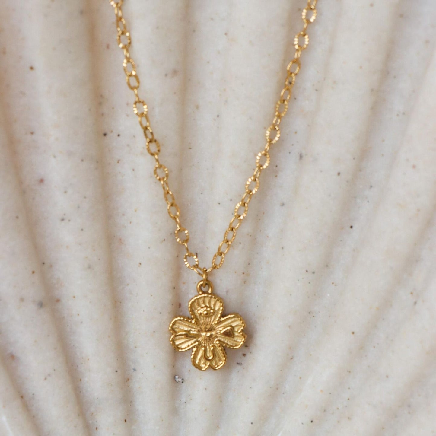 Label Kiki - Wish me luck ketting goud