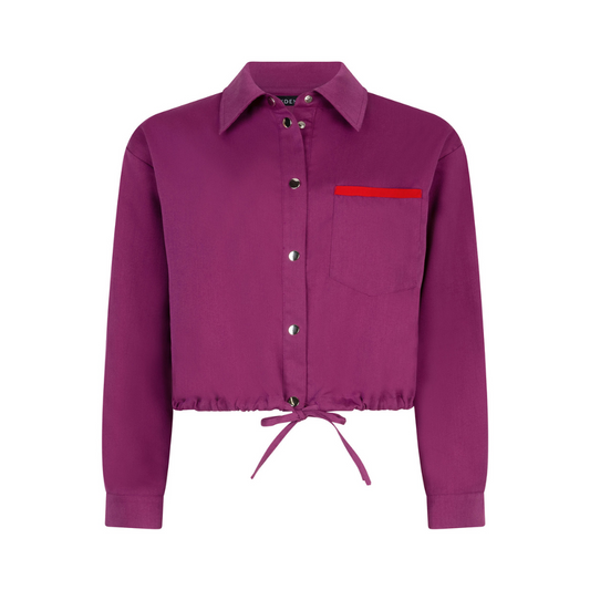 Ydence | Blouse Kess | Fuchsia purple/red